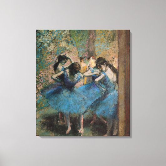 エドガー・デガ |踊り子in blue, 1890 キャンバスプリント (正面)