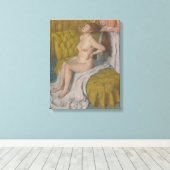 エドガー・デガ |髪をコンブした女性 キャンバスプリント (インサイチュ (ウッドフロア))