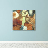 エドガー・デガ | 1879/86 The Millinery Shop キャンバスプリント (インサイチュ (ウッドフロア))