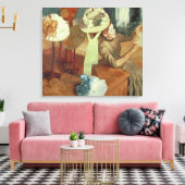 エドガー・デガ | 1879/86 The Millinery Shop キャンバスプリント (インサイチュ (リビング))