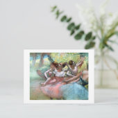 エドガー・デガ | 4バレリーナステージ ポストカード (スタンド正面)