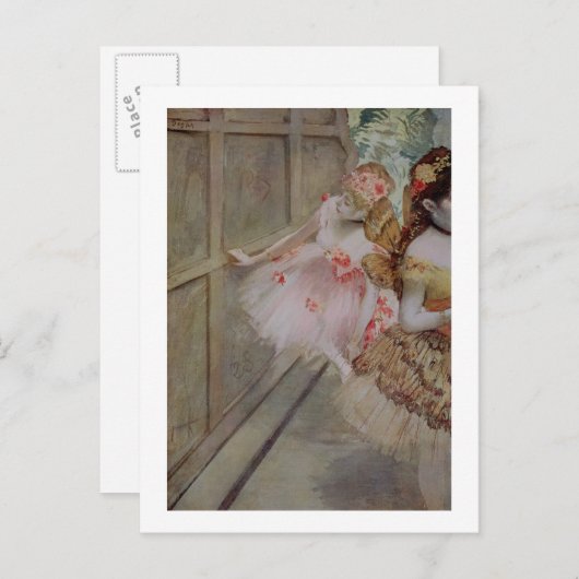 エドガー・デガ | Dancer against a Dancer flat, c.1880 ポストカード (正面/裏面)