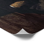 エドガー・デガ | Evariste de Valernesの自画像 ポスター (角)