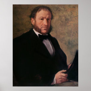 エドガー・デガ   Monsieur Ruelleのポートレート, 1861 ポスター