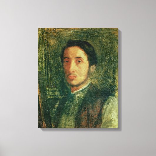 エドガー・デガ | Self Portrait as a Young Man キャンバスプリント (正面)