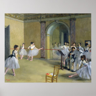 エドガー・デガ   The Dance Foyer at the Opera ポスター