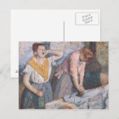 エドガー・デガ | The Laundres, c.1884 ポストカード (正面/裏面)