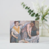 エドガー・デガ | The Laundres, c.1884 ポストカード (スタンド正面)