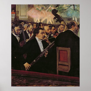 エドガー・デガ The Opera Orchestra, c.1870 ポスター
