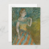 エドガー・デガ | The Singer in Green ポストカード (正面/裏面)