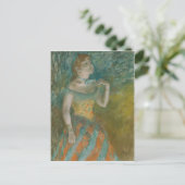 エドガー・デガ | The Singer in Green ポストカード (スタンド正面)