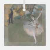 エドガー・デガ | The Star or Dancer on theステージ ガラスオーナメント (正面)
