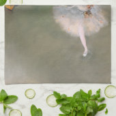 エドガー・デガ | The Star or Dancer on theステージ キッチンタオル (折り畳み)