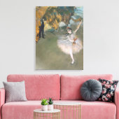 エドガー・デガ | The Star or Dancer on theステージ キャンバスプリント (インサイチュ (リビング))