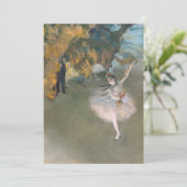 エドガー・デガ | The Star or Dancer on theステージ サンキューカード (スタンド正面)