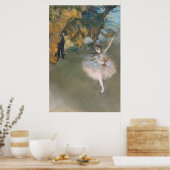 エドガー・デガ | The Star or Dancer on theステージ ポスター (キッチン)