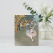 エドガー・デガ | The Star or Dancer on theステージ ポストカード (スタンド正面)