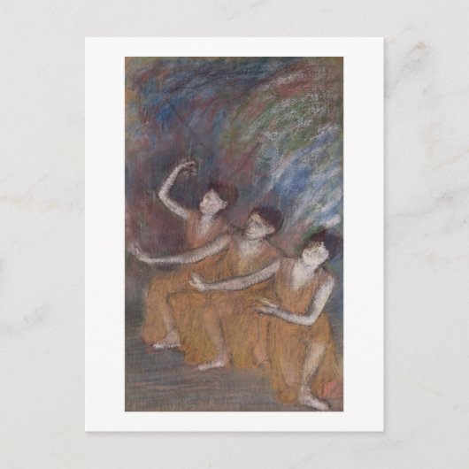 エドガー・デガ | Trois Danseuses ポストカード (正面)