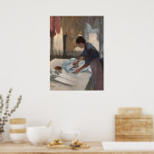 エドガー・デガ | Woman Ironing, c.1876-87 ポスター (キッチン)
