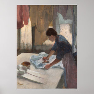 エドガー・デガ   Woman Ironing, c.1876-87 ポスター
