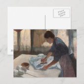 エドガー・デガ | Woman Ironing, c.1876-87 ポストカード (正面/裏面)