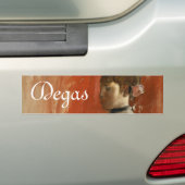 エドガー・ドガが交差させる腕を搭載するバレエダンサー バンパーステッカー (車上)