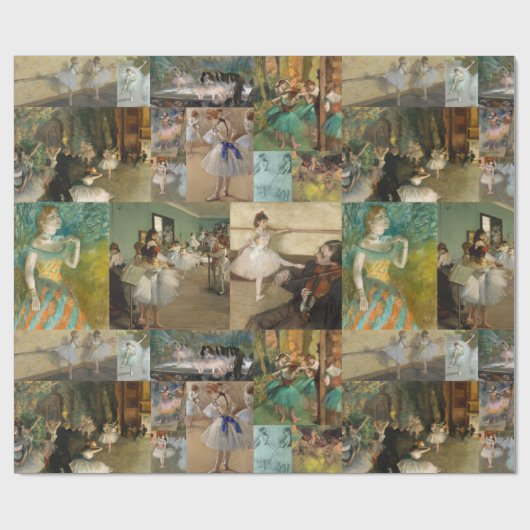 エドガー・ドガのバレエダンサーの絵画およびスケッチ ラッピングペーパー (フラット)