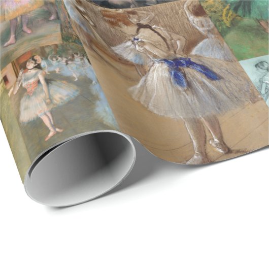 エドガー・ドガのバレエダンサーの絵画およびスケッチ ラッピングペーパー (ロールコーナー)