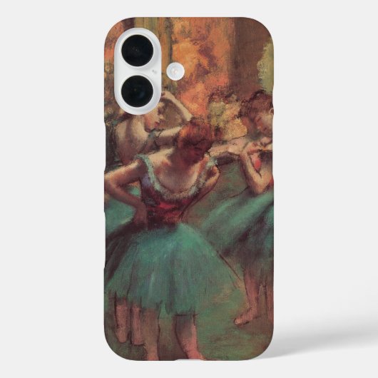 エドガー・ドガのピンクとグリーンのダンサーたち Case-Mate iPhoneケース (裏面)