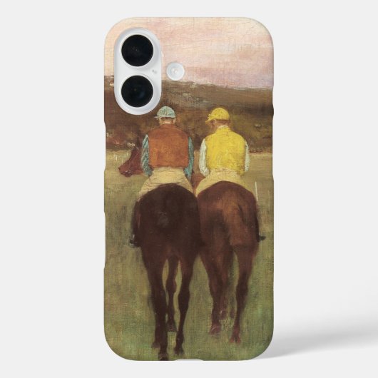 エドガー・ドガのロンシャン競馬場の競走馬 Case-Mate iPhoneケース (裏面)