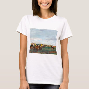 エドガー・ドガの競馬 Tシャツ