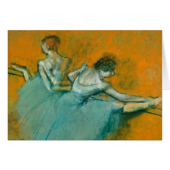 エドガー・ドガスの「バレエの踊り子」絵画アート (正面横)