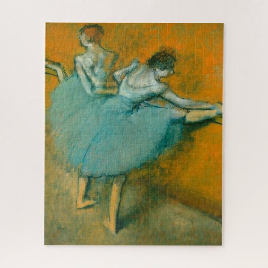 エドガー・ドガスの「バレエの踊り子」絵画アート ジグソーパズル (縦)