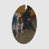 エドガー・ドガ待っている| オーナメント (正面)