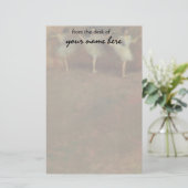 エドガー・ドガ著バレエの前、ヴィンテージのファインアート 便箋 (スタンド正面)