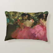 エドガー・ドガ著ピンクのバレリーナ アクセントクッション (裏面)