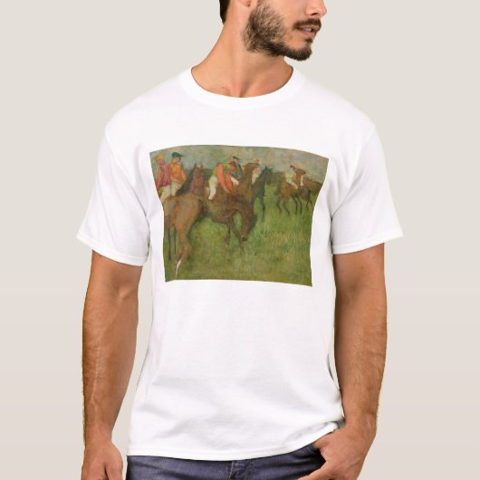 エドガー・ドガ|のジョッキー1886-90年 Tシャツ (正面)