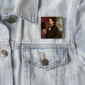 エドガー・ドガ|の自画像、c.1862 缶バッジ (インサイチュ)