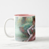 エドガー・ドガ|ステージの4人のバレリーナ ツートーンマグカップ (左)