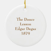 エドガー・ドガ セラミックオーナメント (裏面)