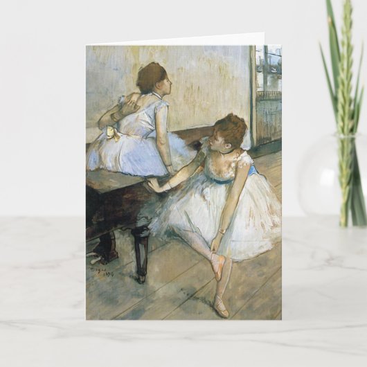 エドガー・ドガ-ダンサーの休息 シーズンカード (正面)