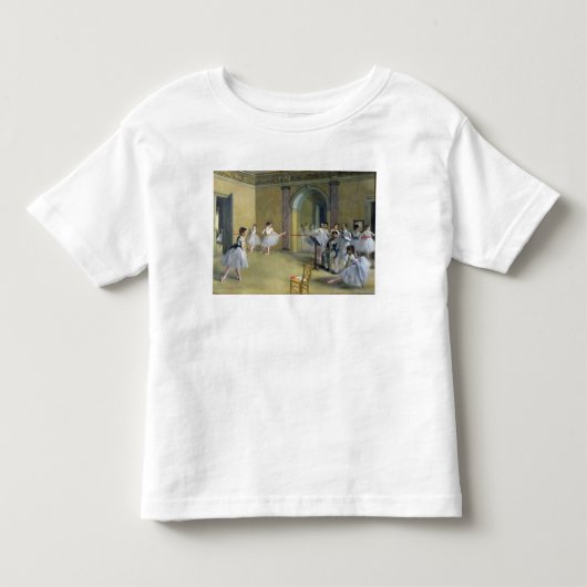 エドガー・ドガ|ダンスのロビー トドラーTシャツ (正面)