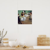 エドガー・ドガ - ダンス教室 ポスター (キッチン)