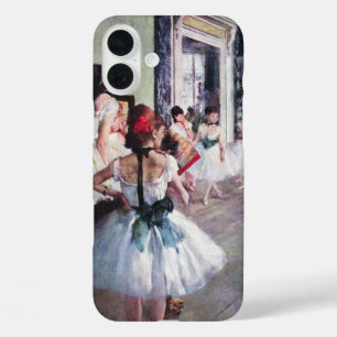 エドガー・ドガ「ダンス教室」 ヴィンテージ バレエ アート iPhone 16 PLUSケース