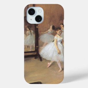 エドガー・ドガ「ダンス教室」ヴィンテージ バレエ iPhone 15ケース