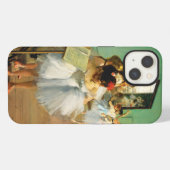 エドガー・ドガ「ダンス教室（1874年）」 iPhoneケース (裏面横)