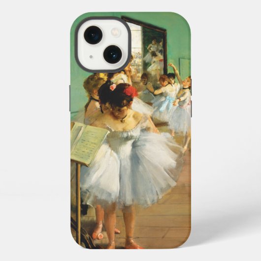 エドガー・ドガ「ダンス教室（1874年）」 iPhoneケース (裏面)