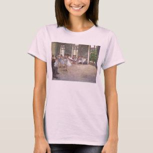 エドガー・ドガ-バレエのリハーサルのクラス1873の油 Tシャツ