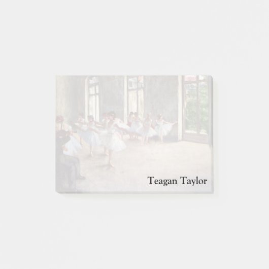 エドガー・ドガ|バレエのリハーサル ポストイット (正面)