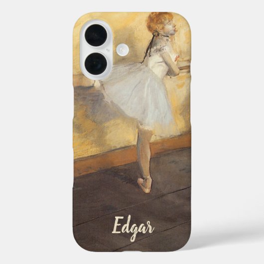 エドガー・ドガ「バレエの稽古」ヴィンテージ バレエ Case-Mate iPhoneケース (裏面)